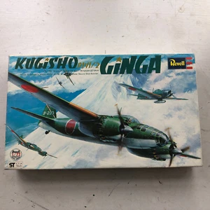 Vtg 70s Rare Revell Kugisho P1Y1/2 Ginga Model Kit ww2 plane H-103 japan 1:72 - Picture 1 of 5
