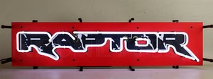 Ford Raptor Leuchtreklame - F-150 - V8 Boss - Truck - SVT - Supercharged - Ranger - Bild 1 von 2