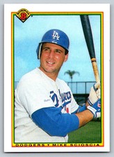 1990  Bowman #89 Mike Scioscia Los Angeles Dodgers