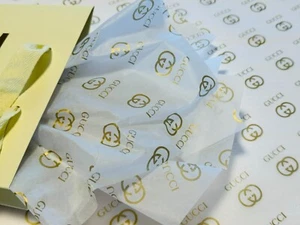 GUCCI Authentic Tissue Paper 20 Sheets - Picture 1 of 3