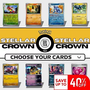2024 Pokemon Stellar Crown Set: Choose Your Card! - Picture 1 of 222