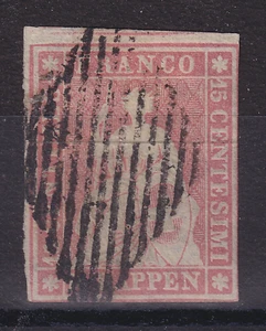 Schweiz, 1854, Strubel, Mi 15 Ib, grüner Sf., BPP-geprüft ABT, 400 Euro+ - Bild 1 von 2