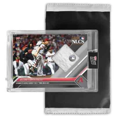 ARIZONA DIAMONDBACKS Game Used Base Relic 2023 NLCS Topps Now 1044 #/99 or Lower - Image 1 of 2