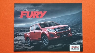 Isuzu D-Max Fury 4x4 double cab car pick-up sales brochure 2018 MINT D Max B - Image 1 of 3