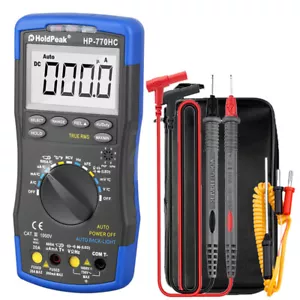Multimeter True RMS Current Meter Auto Range Capacity Diode Continuity hFE Test - Picture 1 of 8