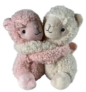 9" Warmies Plush Animals Hugging Lambs Warms In Microwave Chills In Freezer