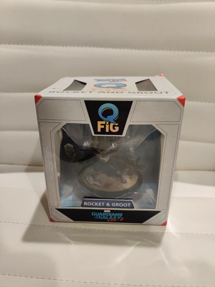 Q-Fig Rocket & Groot Marvel Guardians of the Galaxy Vol. 2 – Open Box Never Use