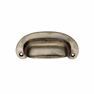 Fingertip Oval Plate Cup Pull - Picture 1 of 2