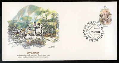 AUSTRALIA 1981 FIRST DAY COVER, DRY BLOWING !! N11 - Image 1 of 2