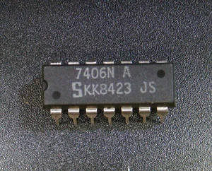 Signetics 7406N Inverter Chip NOS (10 PACK) - Picture 1 of 6