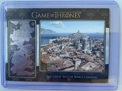 Game of Thrones Complete Series Vol 2 V4 Vistas Insert Card King’s Landing - Image 1 of 2