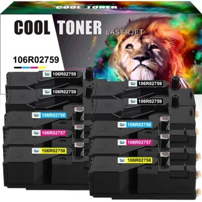 10pk Toner Cartridge for Xerox WorkCentre 6027 6025 Phaser 6022 6020 106R02759 - Image 1 of 4