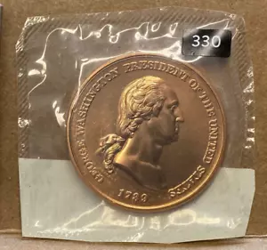GEORGE WASHINGTON FIRST COINAGE US MINT MEDAL BRONZE 1.5" 330 - Picture 1 of 2