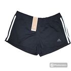 Adidas Women's Size Medium Pacer 3-Stripes Woven Shorts 3" Inseam New With Tags