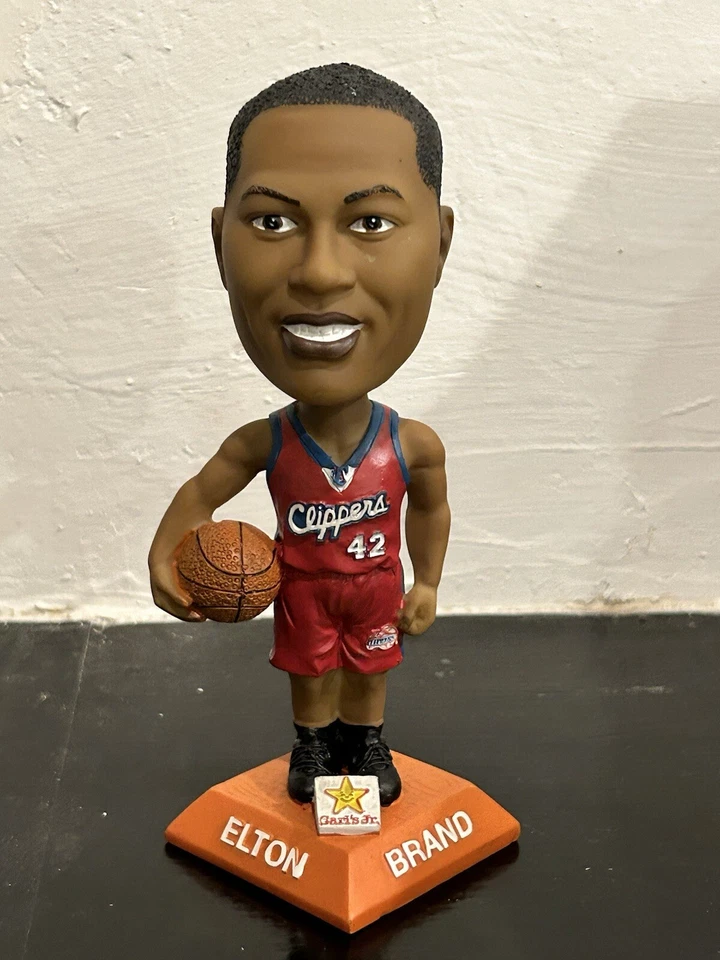2001  LOS ANGELES CLIPPERS Elton Brand  SGA BOBBLEHEAD  & Original Box - Image 1 of 4