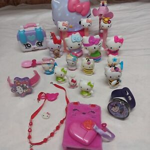 Hello Kitty Lot Of 28 Figures And Various Hello Kity Items