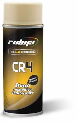 Bomboletta Spray Rolma Stucco Riempitivo Anticorrosivo 60 Micron CR 4 400ml • 12.42€