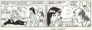 Dan De CARLO - Betty & MEDIC  2 OriginalZeichnungen in 1 STRIP - Handsigniert´93 - Picture 1 of 1