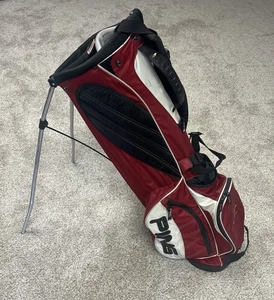 Ping 4 Under Stand Carry Golf Bag Black 4 Way Compartment, Dual Strap - Picture 1 of 12