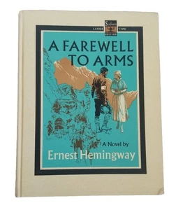 1957 A Farewell To Arms HB Book Large Type Scribners Ed Ernest Hemingway Exc+ - Imagen 1 de 5