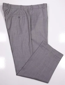 Pantaloni eleganti Peter Millar tinta unita grigio chiaro piatto davanti lana elasticizzato 40x29 - Foto 1 di 8