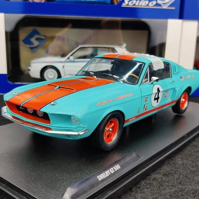 VOITURE SOLIDO FORD MUSTANG SHELBY GT 500 RACING TRIBUTE GULF 1967  1:18 NEUF.B - Photo 1/4