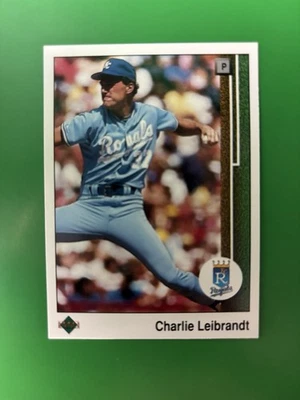 1989 Upper Deck Charlie Leibrandt Kansas City Royals #637 - Image 1 of 2