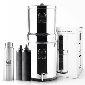 Gravity Water Filter System 2.25 G NSF Certified – AISI 304 Stainless Steel C... - Foto 1 di 8