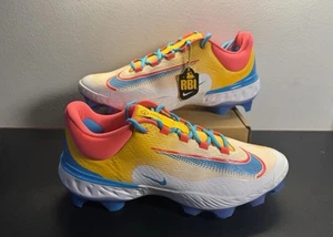 Men's Size 14 Nike Alpha Huarache Elite 3 Low MCS RBI Baseball Cleats HJ7967-700 - Picture 1 of 5