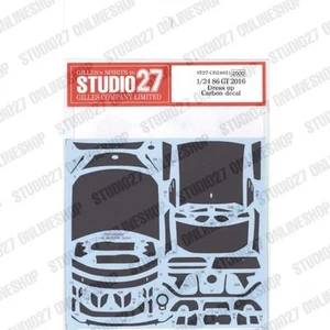 Studio27 1/24 86 GT 2016 Carbon Decal for Aoshima kits - Picture 1 of 1