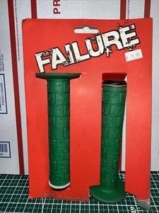 NOS Failure “Skull” Grips - Green W/Blk End Caps Freestyle BMX - Picture 1 of 4