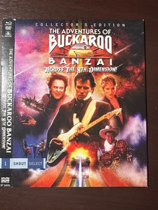 The Adventures of Buckaroo Banzai Blu-Ray SLIPCOVER ONLY NO MOVIE, CASE, Etc - Picture 1 of 3