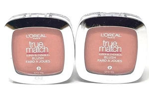 2 PACK L'Oreal True Match Super-Blendable Blush New Sealed C1-2 Baby Blossom New - Picture 1 of 1