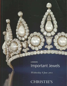 CHRISTIE’S London JEWELS Burgener Cartier Van Cleef Roseberry Pearls Tiara Cat11 - Bild 1 von 1