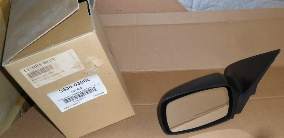 Espejo retrovisor eléctrico izquierdo lado del conductor Ford Contour 1997-2000 Mercury Mystique nuevo en caja Foto 1 de 4