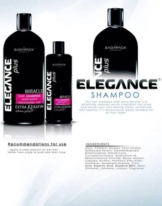 Elegance Plus Miracle Shampoo Extra alla Cheratina 1L e 500 ml Ripara e Rinforza Capelli - Foto 1 di 4