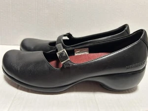 Merrell Q Form Spire Emme Black Leather Wedge Mary Jane Shoes Size 8.5 - Picture 1 of 7