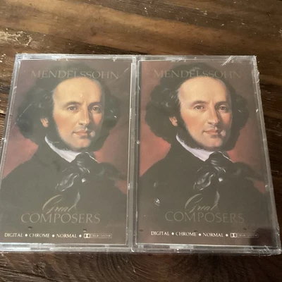 Great Composers, Time life Music MENDELSSOHN  Twin Cassette Sealed Free UK Post - Image 1 of 3