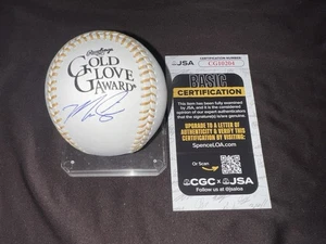 Marcus Semien Signed Official Gold Glove Baseball Texas Rangers JSA Auth - Picture 1 of 2
