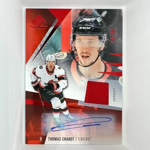 2023-24 Upper Deck SP Game Used Thomas Chabot Jersey Auto /99 #82 - Picture 1 of 2