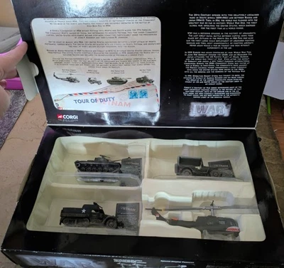 Corgi 2001 "Tour of Duty" Vietnam War 1:64th Boxed Set of 4 Military Vehicles  - Image 1 of 4