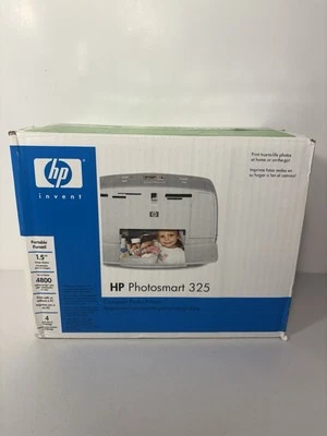 HP Photosmart 325 Compact Photo Printer New Open Box - Image 1 of 4