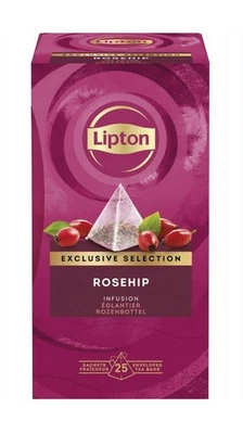 Lipton Exclusivo ROSEHIP Té Envuelto - 25tbs / 62g / 2.18oz Foto 1 de 3