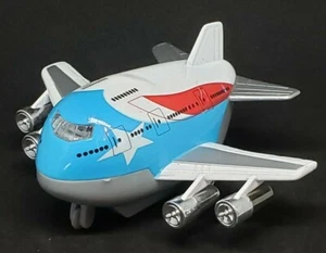 AEREO PULLBACK senza suono ** aereo rosso, bianco e blu *** spedizione gratuita - Foto 1 di 5