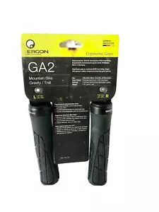 Ergon GA2 Mountain Bike Grips MTB Trail Handlebar Ergonomic Gravity Black NEW - Picture 1 of 3