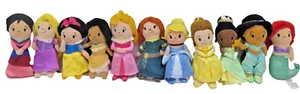 Just Play Disney Princess 6" Plush Bean Doll Lot of 11 Mulan Jasmine Merida - Picture 1 of 4