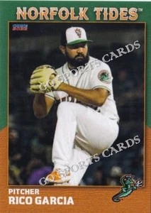 2022 Norfolk Tides 2nd Rico Garcia RC Rookie Baltimore Orioles Hawaii - Picture 1 of 1