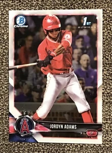 Jordyn Adams 2018 Bowman Draft Chrome 1st Card BDC-88 ANGELS MINT Menge - Bild 1 von 2