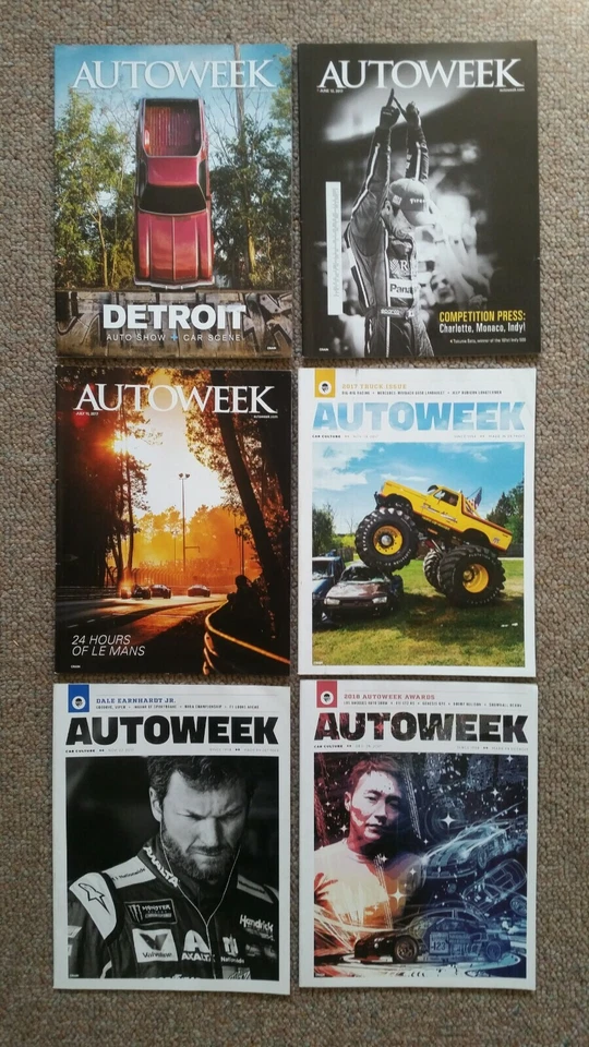 6 Autoweek Magazines  Feb - Dec 2017  - Image 1 of 4