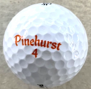 PINEHURST GOLF RESORT  COURSE # 4  COLLECTIBLE LOGO GOLF BALL      C4 - Picture 1 of 2